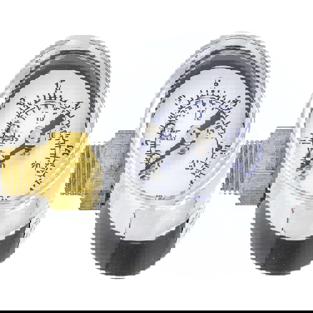 Pressure Gauges; Gauge Type: Utility Gauge ; Scale Type: Dual ; Accuracy (%): 3-2-3% ; Dial Type: Analog ; Thread Type: NPT ; Bourdon Tube Material: Bronze